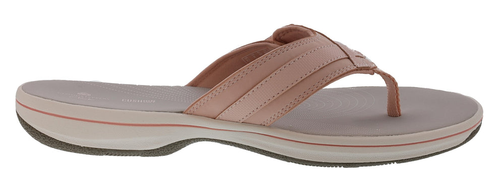 Clarks Breeze Sea Best Flip Flops for Plantar Fasciitis Womens