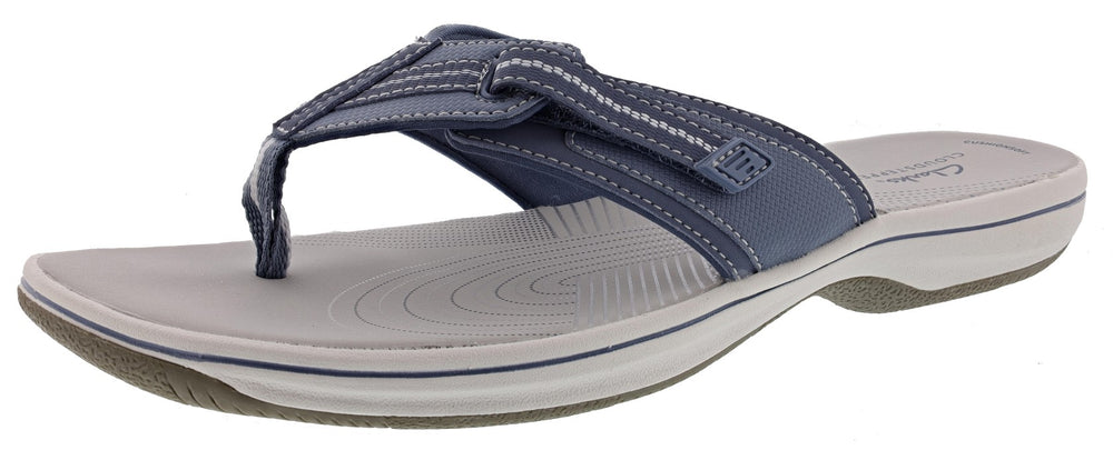 
                  
                    Clarks Women Cloudsteppers Walking Flip Flop Sandals Brinkley Jazz
                  
                