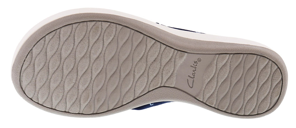 Indbildsk de Nægte Clarks Women's Summer Sandals Thick Sole Flip Flops Arla Glison – Shoe City