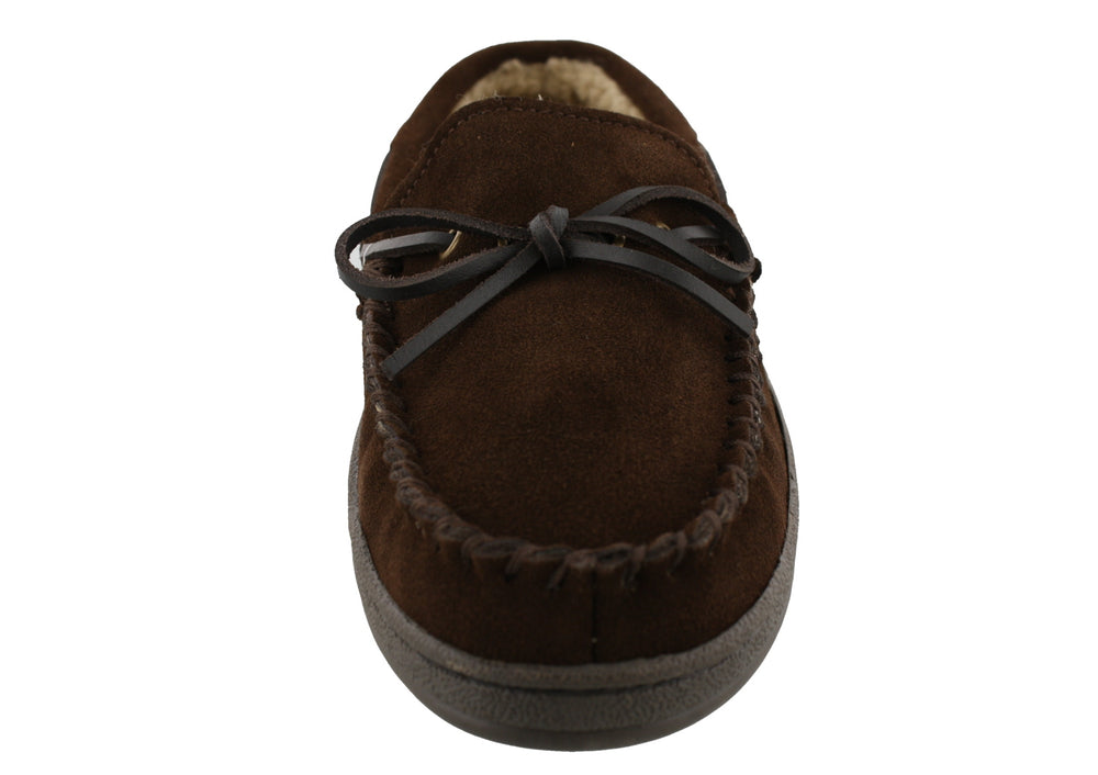 
                  
                    Clarks Men Warm Cozy Slip On Moccasin Winter Slippers Rudy
                  
                