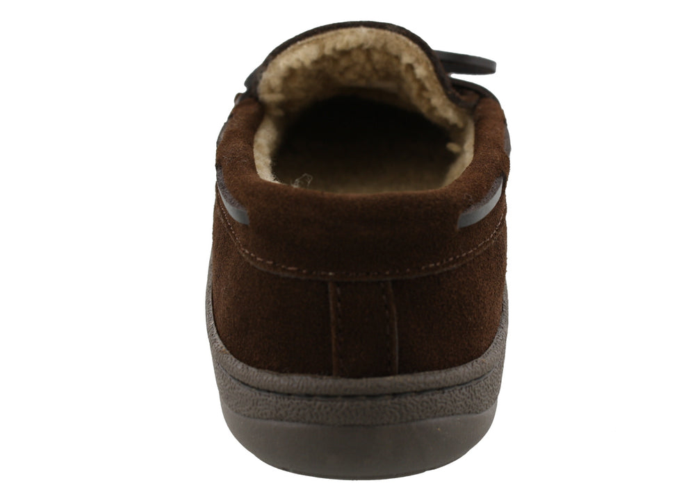 
                  
                    Clarks Men Warm Cozy Slip On Moccasin Winter Slippers Rudy
                  
                