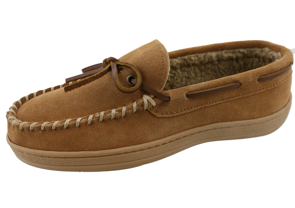 
                  
                    Clarks Men Warm Cozy Slip On Moccasin Winter Slippers Rudy
                  
                