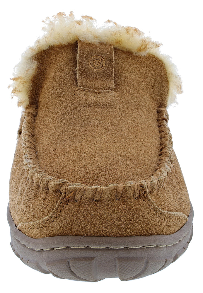 
                  
                    Clarks Men Warm Cozy Easy On Slip On Moccasin Slippers Warren
                  
                