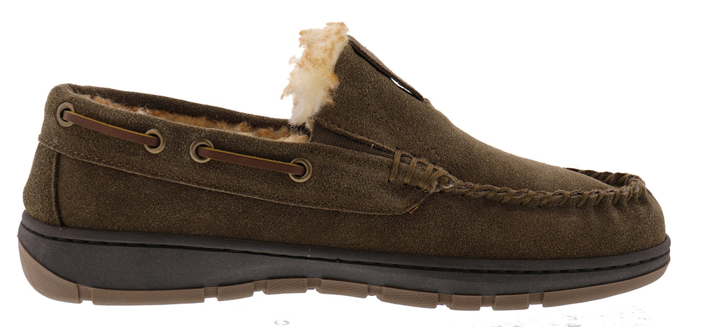 Clarks suede men's venetian moccasin slippers hot sale