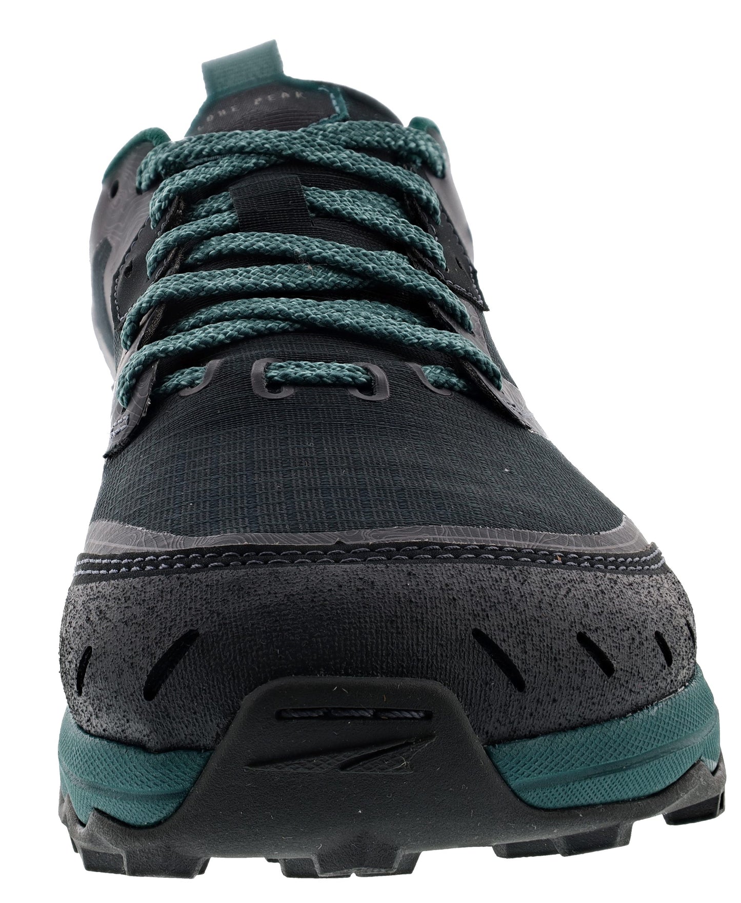 
                  
                    Front of Black/Green Altra Women's Lone Peak 6 Trail Running Shoes
                  
                