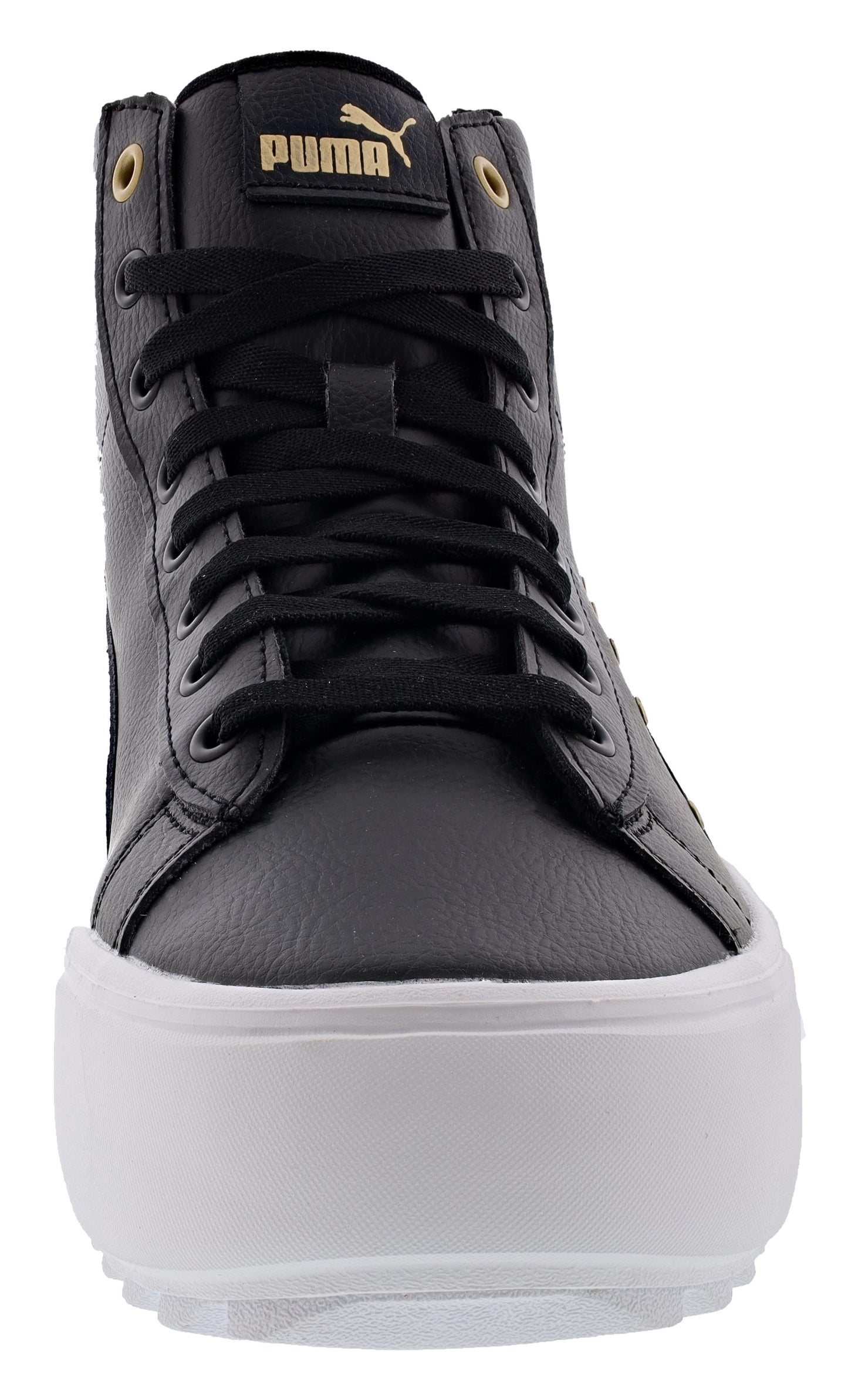 Mid-top Leather Sneakers W/studs