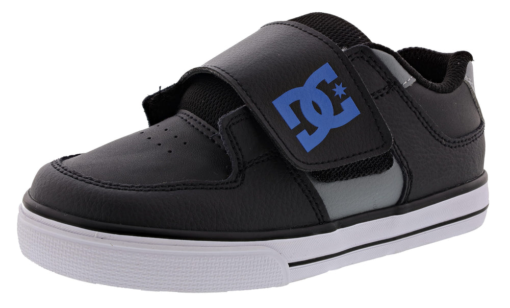 DC Toddler's Pure V II Low Hook and Loop Tape Closure Shoes