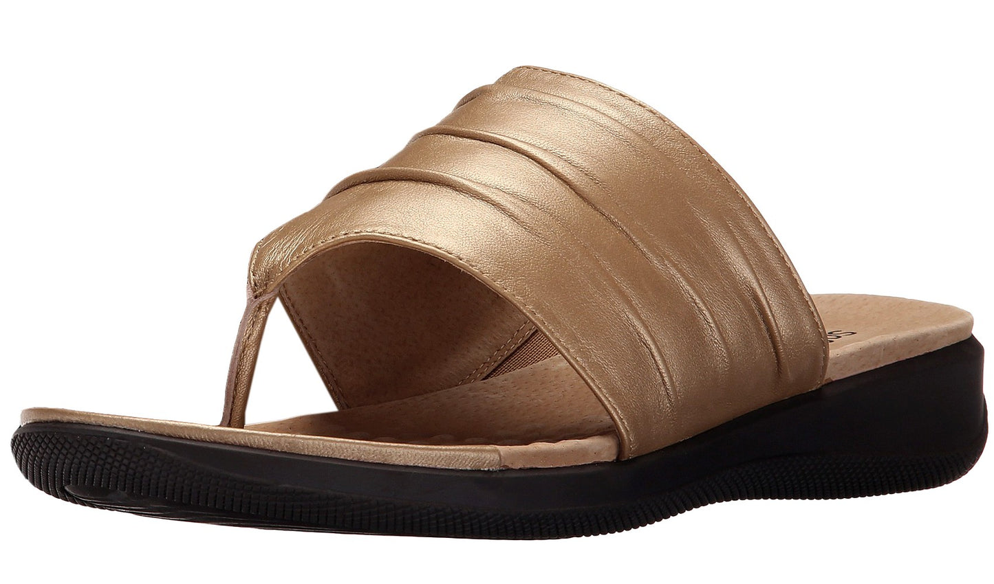 
                  
                    Softwalk Womens Summer Leather Sandals Thick Sole Wedge Slides
                  
                