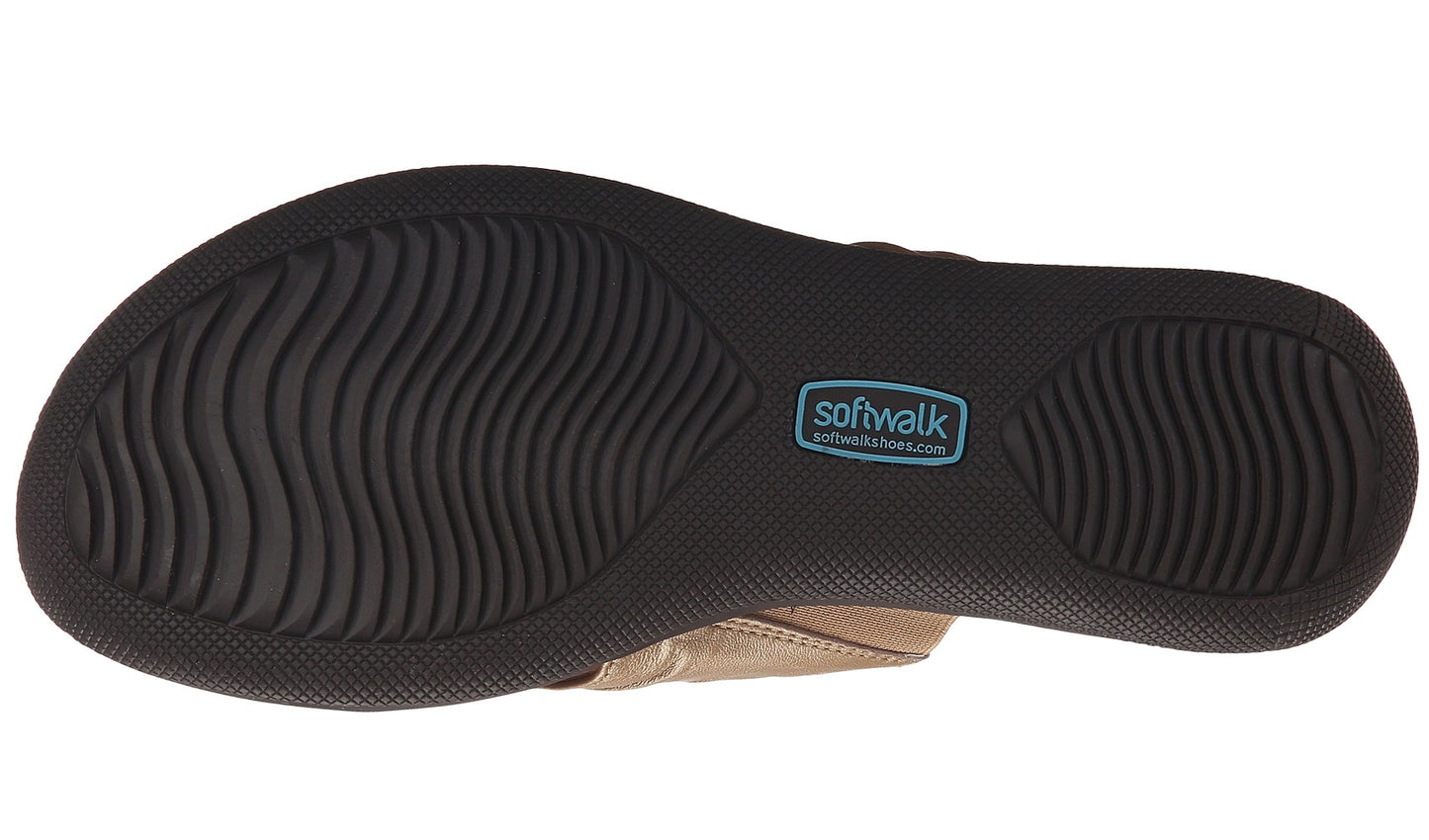 
                  
                    Softwalk Womens Summer Wide Width Leather Sandals Wedge Slides
                  
                