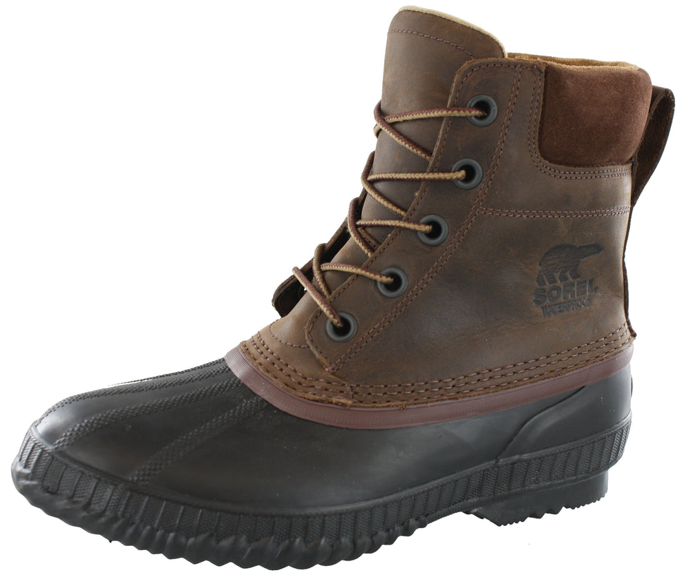sorel tobacco boots Men's Madson II Moc Toe Waterproof Boot Velvet Tan / SOREL Cyprus Waterproof Boot -