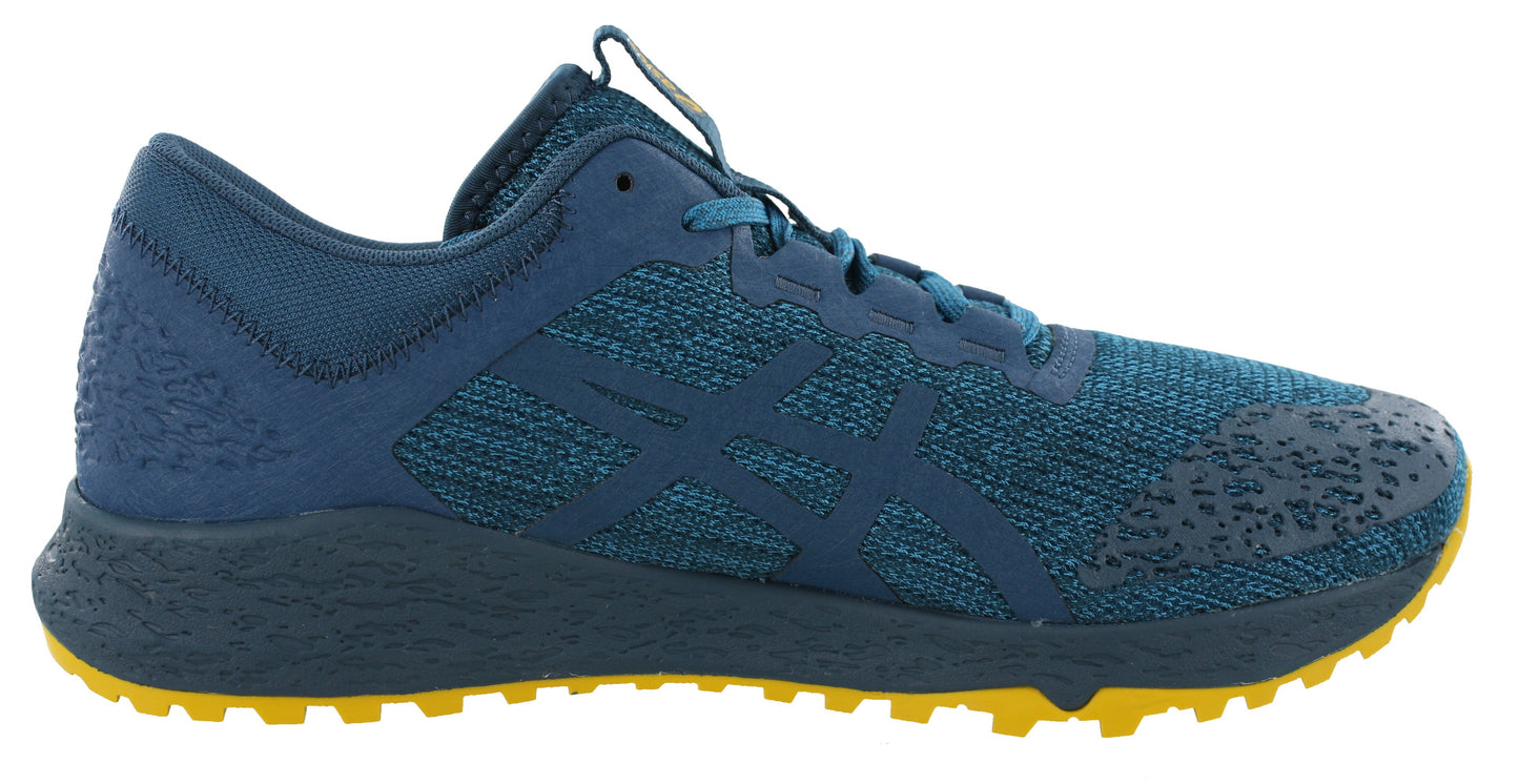 
                  
                    Medial of Turkish/Ink Blue/Lemon Curry ASICS Men Trail Lightweight Cushioned Running Shoes Alpine XT
                  
                