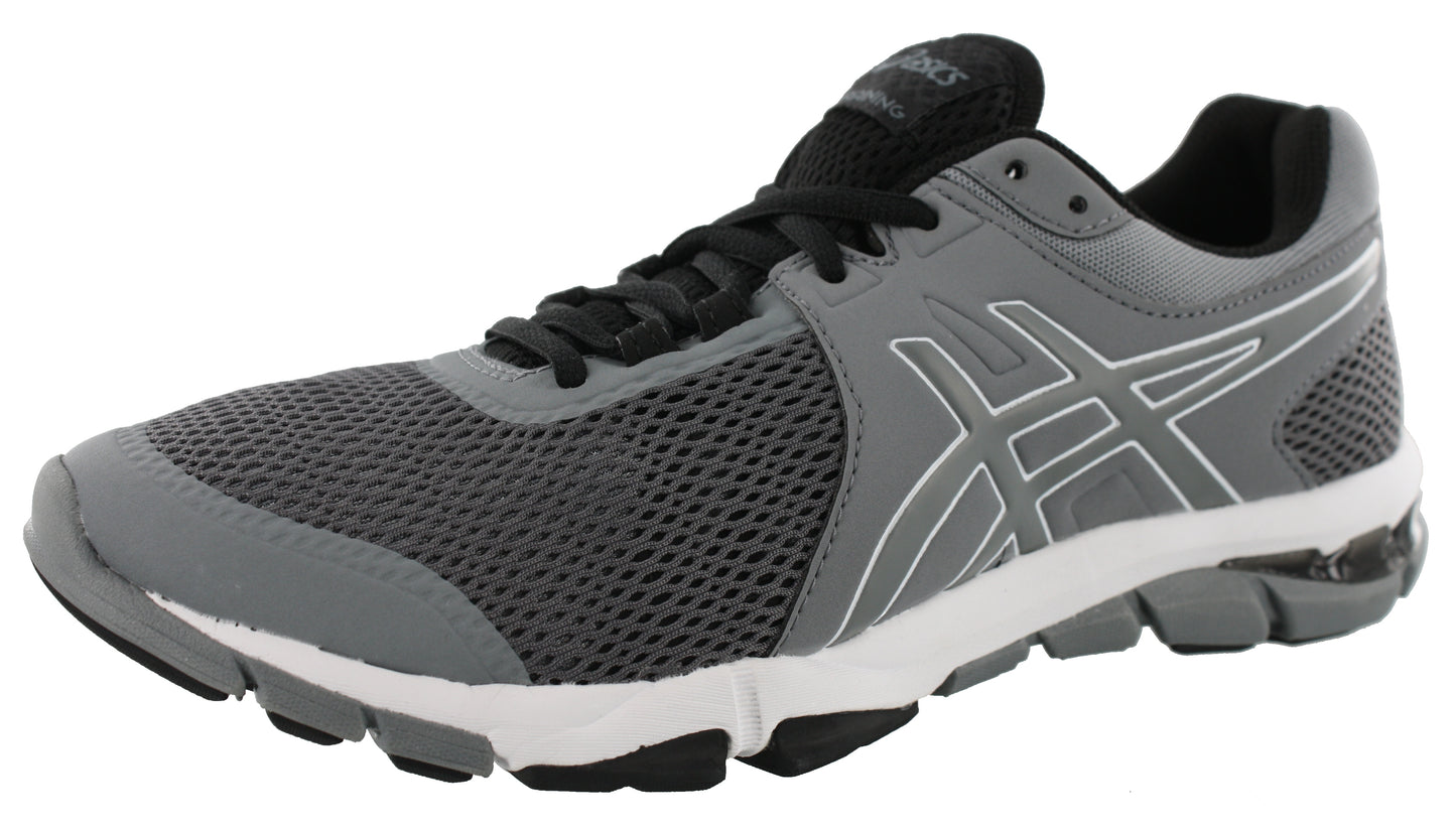 Lateral of Stone Grey/Stone Grey/Black ASICS Men Trail Walking Cross Training Shoes Gel Craze TR 4