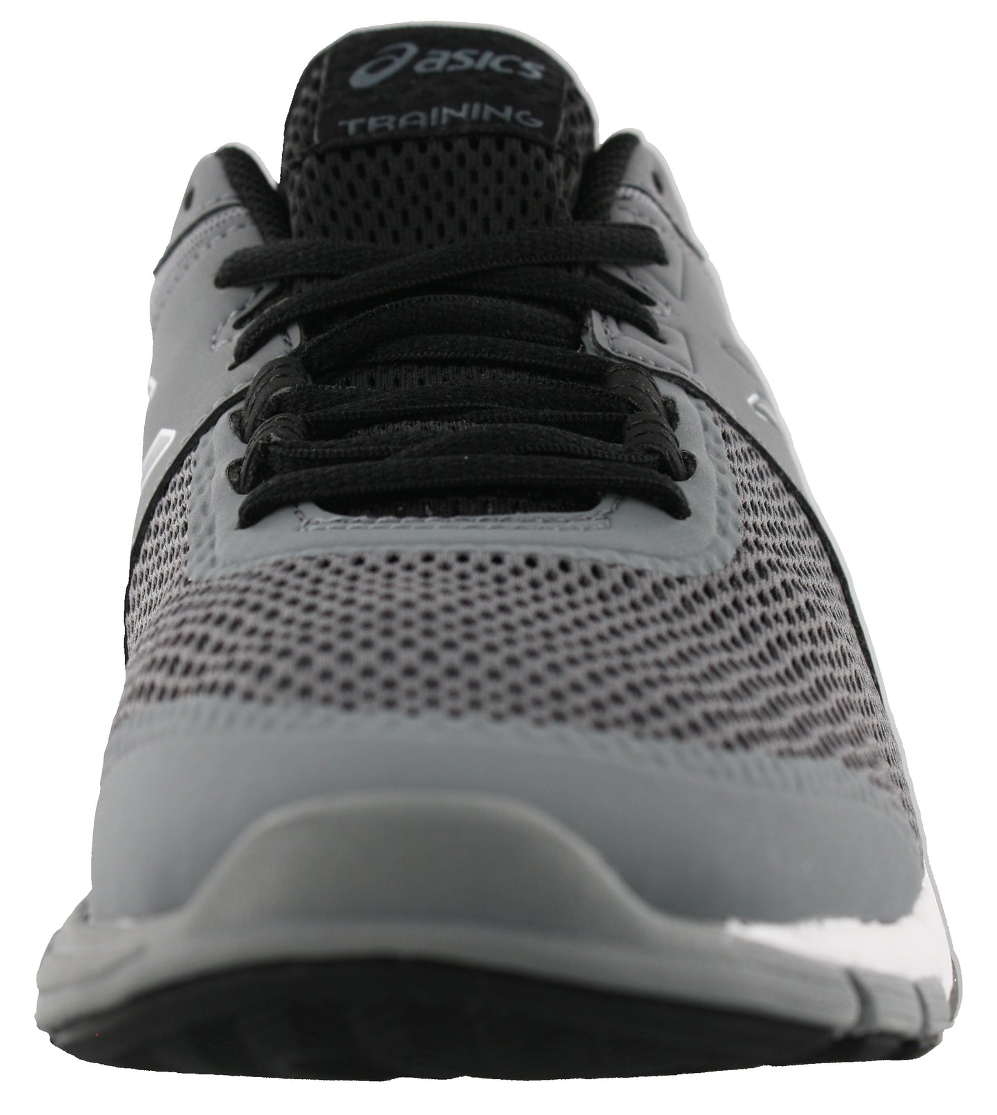 
                  
                    Front of Stone Grey/Stone Grey/Black ASICS Men Trail Walking Cross Training Shoes Gel Craze TR 4
                  
                