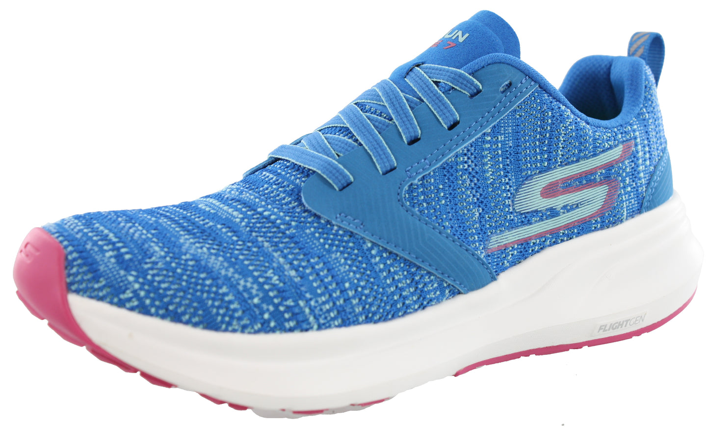 Buy SKECHERS Go Run Ride 10 Synthetic Mesh Regular Lace Up Mens Sport Shoes  | Shoppers Stop