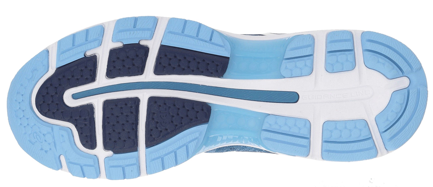 
                  
                    Sole of Azure/White ASICS Women Walking Trail Cushioned Running Shoes Nimbus 20
                  
                