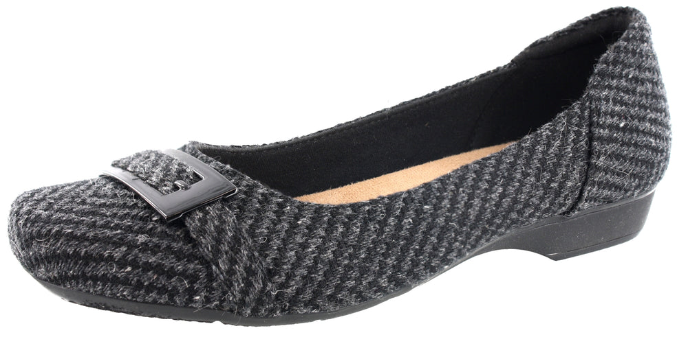 Clarks Womens Blanche West Dress Flats with Arch Support