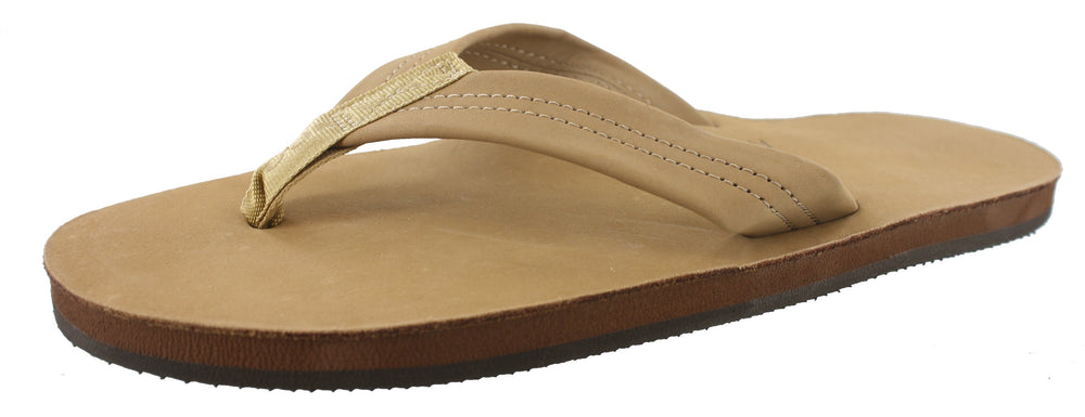 Rainbow Premier Leather Sandals Men With Arch Support