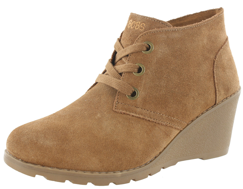 Skæbne Sky Huddle Skechers Women Tumble Weed Ghost Town Wedge Ankle Chukka Boots - Shoe City
