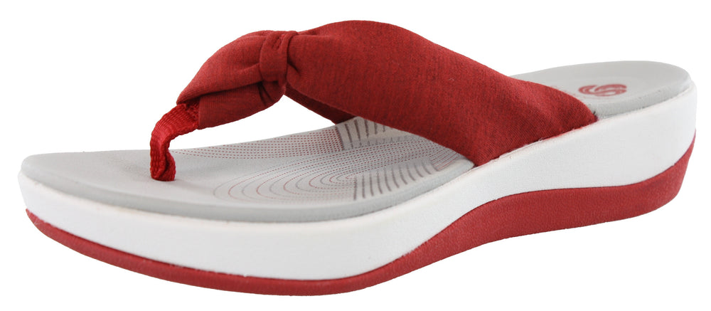 Clarks Arla Glison Thong Sandals with Arch Support Womens Shoe