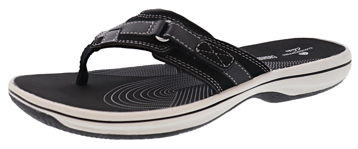 Clarks Breeze Sea Best Flip Flops for Plantar Fasciitis - Womens ...