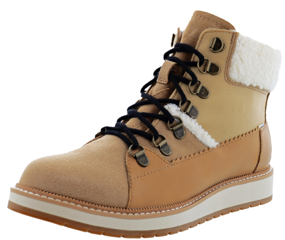 Toms Mesa Lace Up Waterproof Ankle Boots-Women | Shoe City