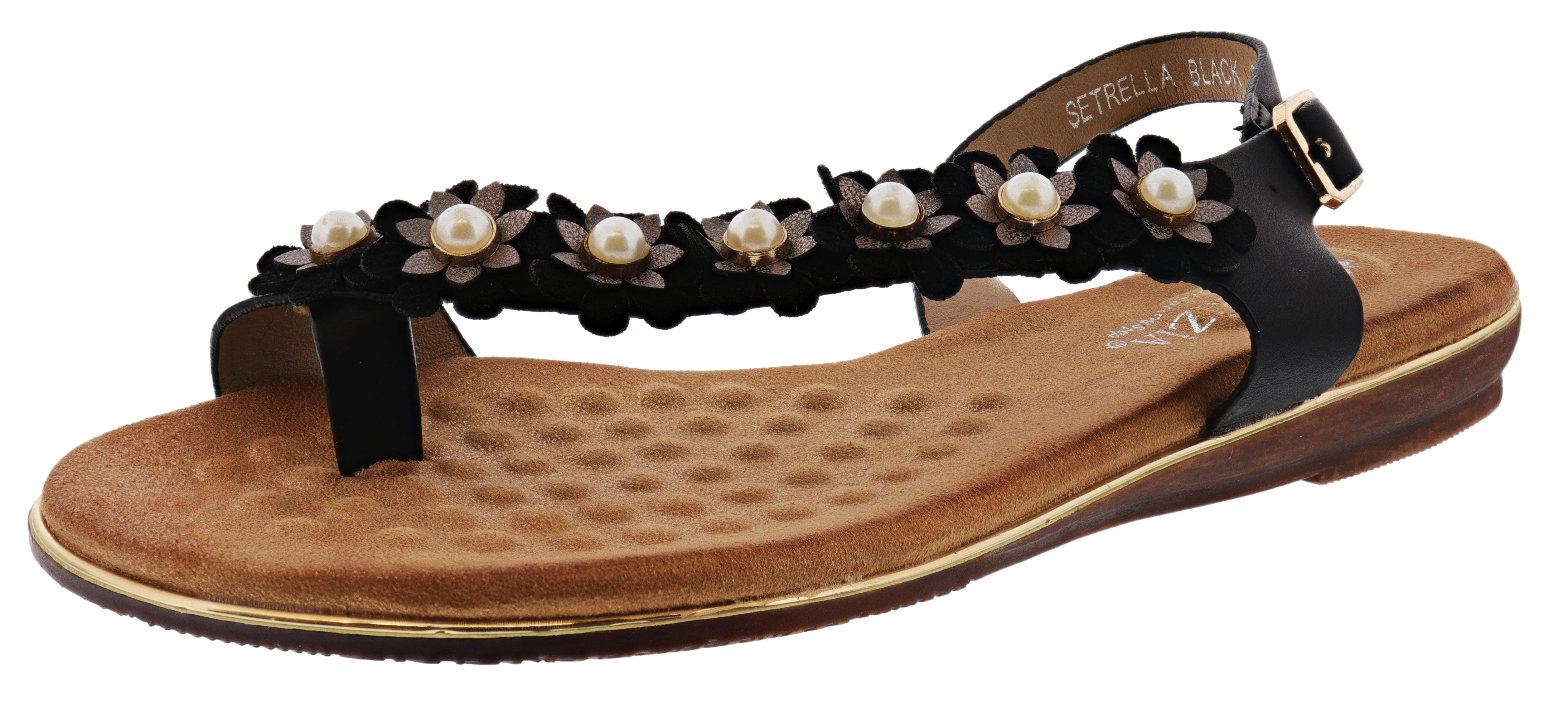 Patrizia Women's Setrella Flat Summer Sandals-Womens | Shoe City