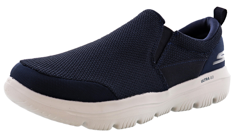 Rettidig Bugsering øve sig Skechers Mens Lightweight Extra Wide Fit Shoes Go Walk Evolution - Shoe City